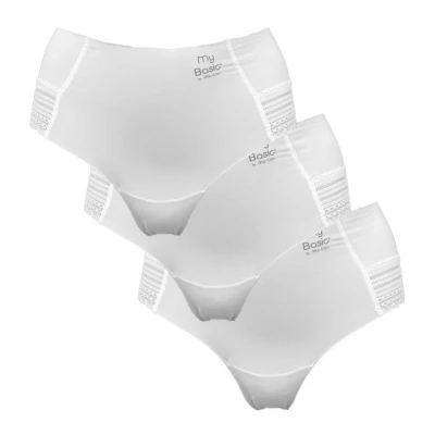 Abbildung von My Basic Hipster &quot;Free cut hipster&quot;, (3er Pack), mit floralen Spitzeneinsätzen