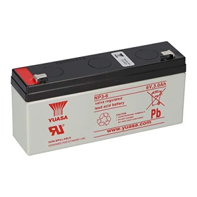 Abbildung von Yuasa Bleiakku NP3 6, 6V, Lead Acid