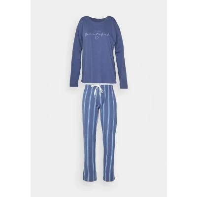 Abbildung von Lascana Stripes Pyjama, Damen, Größe: 32/34, Blue