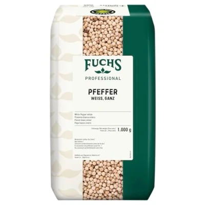 Abbildung von Fuchs Pfeffer weiß ganz, 1er Pack (1 x 1 kg)