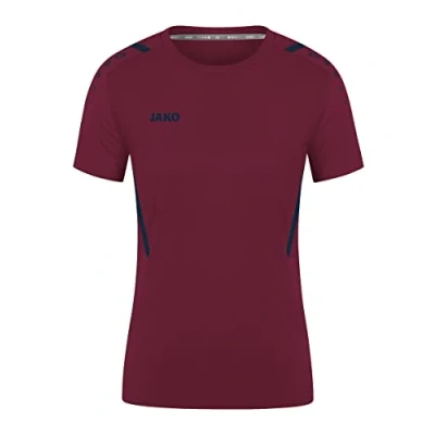 Abbildung von JAKO Challenge Tshirt print, Damen, Größe: 36, Rotblau