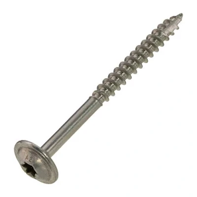 Abbildung von Tellerkopfschrauben 4,5 x 65 mm, Edelstahl A2 200 Stück, TX 20, ETA Zulassung, Teilgewinde