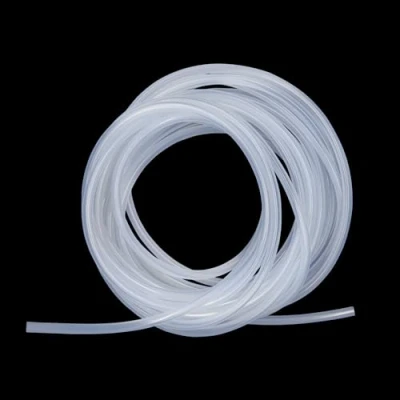 Abbildung von iMeistek Silikonschlauch 4mm ID x 7mm OD 6 Meter, Flexibler Lebensmitteltaugliche Schlauch Wasser Luft Rohr Transparent