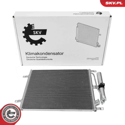 Abbildung von ESEN SKV 86SKV280 Klimakondensator mit Trockner Aluminium 492mm NISSAN: MICRA 3, Note I