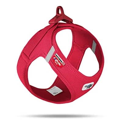 Abbildung von Curli Clasp Vest Harness Air Mesh Rot Hundegeschirr M...