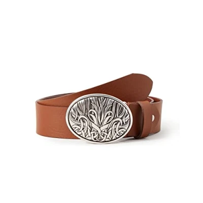 Abbildung von MGM Damen Legno, 100164 G rtel, Braun (Cognac 950 4), 85 cm (Herstellergröße: 85) EU