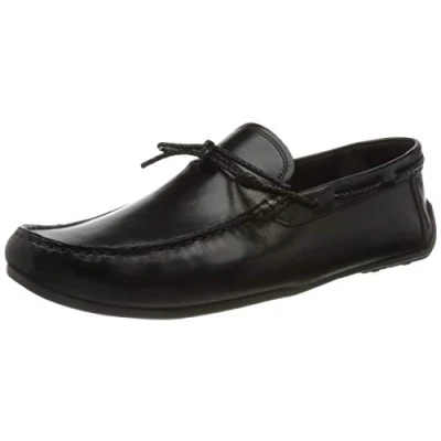 Abbildung von Clarks Herren Reazor Penny Mokassin, Schwarz (Black Leather), 41 EU