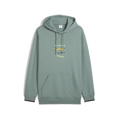 Abbildung von Puma ROAD TO Unity Graphic Kapuzenpullover, Herren, Größe: Small, Green moon