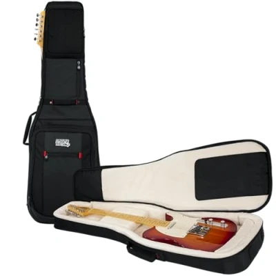 Abbildung von Gator Cases Pro Go Ultimate E Gitarren Gigbag; passend für Standard Gitarren, schwarz (G PG ELECTRIC)