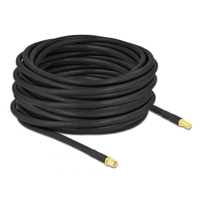 Abbildung von Delock Antennenkabel SMA Stecker zu Buchse LMR/CFD300 15 m Low Loss