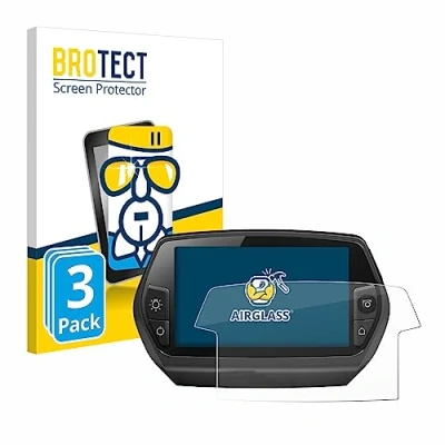 Abbildung von BROTECT Schutzglas für Bosch Nyon 2014 (3 Stück) Schutzfolie Panzer Folie Glas [Extrem Kratzfest 9H, Anti Fingerprint, Ultra Transparent]