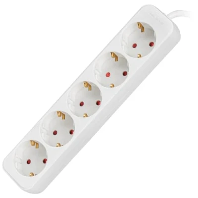 Abbildung von Lanberg Markenlineale Modell 3M SCHUKO Blanca 5 SOCKETS Strip