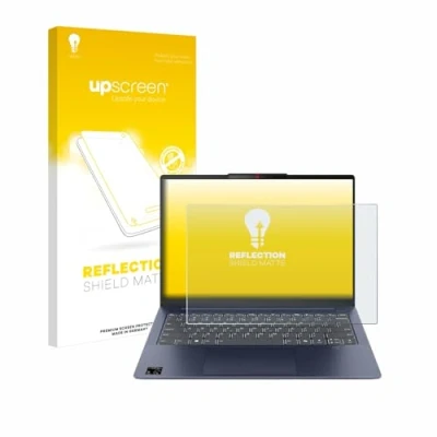 Abbildung von upscreen Entspiegelungs Schutzfolie für Lenovo IdeaPad Slim 5x Gen 9 14&quot; Displayschutz Folie Matt [Anti Reflex, Anti Fingerprint]