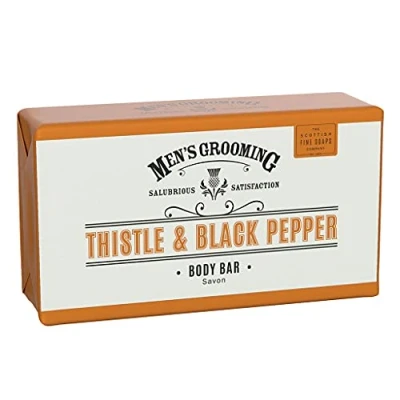 Abbildung von Scottish Fine Soaps Seife Men&#039;s roomin Thistle &amp; Black Pepper Body Bar 220 g Für Männer
