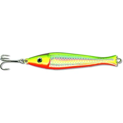 Abbildung von Zebco Premium Z Sea Ruby Head Pilker Angelköder Meeres Angel Zubehör Hochseeangeln Norwegen, orange, 125 g/Hakengr. 1/0