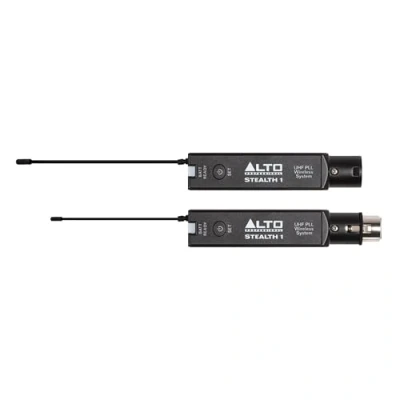 Abbildung von Alto Professional Stealth 1 Mono UHF XLR drahtloses Audiosystem, Sender und Empfänger für aktive Lautsprecher, Mischpulte dynamische Mikrofone