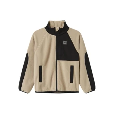 Abbildung von Name it Colorblock Fleecejacke für Kinder, Größe: 164, Pure cashmere