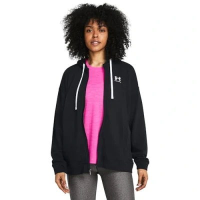 Abbildung von Under Armour Damen UA Rival Terry OS FZ Hooded Shirt