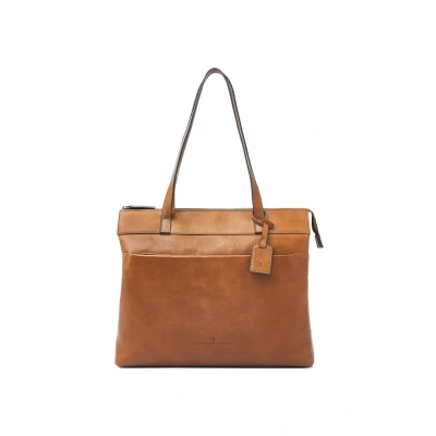 Abbildung von Castelijn &amp; Beerens Heritage LIA Notebooktasche, Damen, Größe: One Size, Lichtbruin