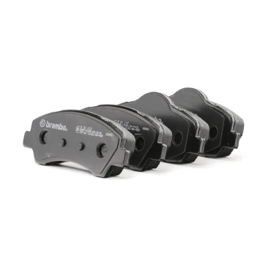 Abbildung von BREMBO P 61 113 Bremsbelagsatz exkl. Verschleißwarnkontakt mit Bremssattelschrauben Zubehör PEUGEOT: 308 II Schrägheck, SW 2, I