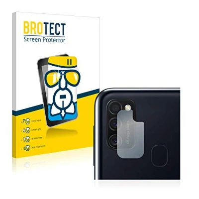Abbildung von BROTECT Schutzglas für Samsung Galaxy M21 (NUR Kameraschutz) Schutzfolie Panzer Folie Glas [Extrem Kratzfest 9H, Anti Fingerprint, Ultra Transparent]