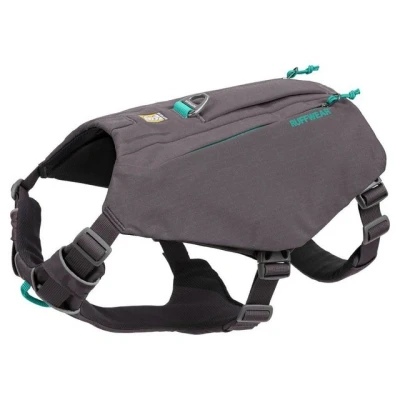 Abbildung von RUFFWEAR Hundegeschirr mit Taschen, Switchbak, Ganztägiger Komfort Eingebauten Taschen Für Kurze Tagesausflüge und Alltägliche Aktivitäten, Mittelgroße Hunderassen, Granite Grey