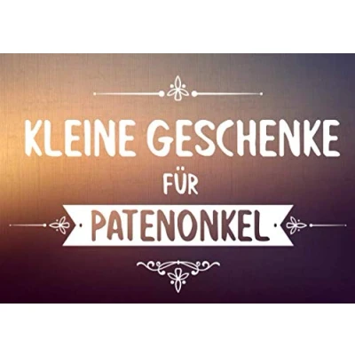 Abbildung von Kleine Geschenke für Patenonkel: Buch (blanko) als Geschenk, mit 20 Vorlagen zum selbst gestalten (Geschenkidee)