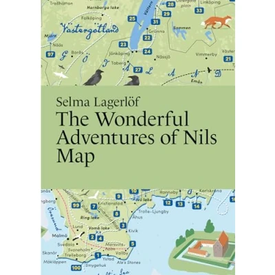 Abbildung von Selma Lagerlof: The Wonderful Adventures of Nils Map (Literary Maps)