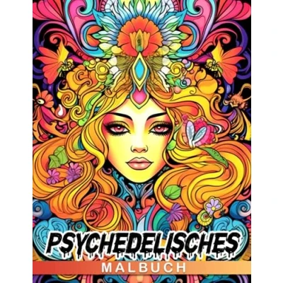 Abbildung von Psychedelisches Malbuch: Über 30 Seiten atemberaubender Illustrationen zum Ausmalen, perfekt für Halloween oder jede Gelegenheit Entspannen und Relaxen.