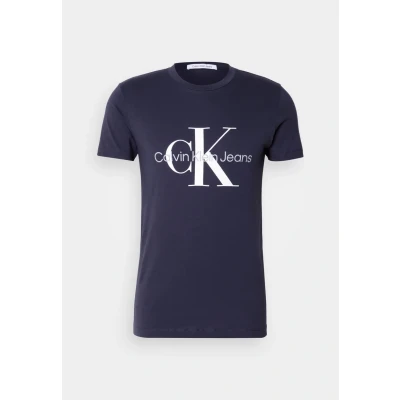 Abbildung von Calvin Klein Jeans CORE Monogram SLIM TEE Tshirt print, Herren, Größe: XS, Night sky