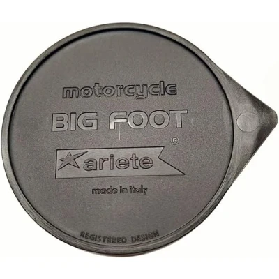 Abbildung von Motorrad Big Foot Schwarz Seitenständerunterlage für Honda Suzuki Yamaha Ducati Triumph Kawasaki KTM Moto Guzzi Universal