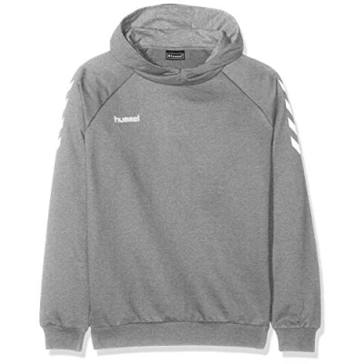 Abbildung von Hummel Hmlgo Kapuzenpullover für Kinder, Größe: 116, Grey melange
