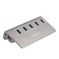Abbildung von USB 10 Gbps Hub mit 4 Typ A Ports + 1 Schnellladeport,