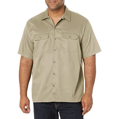 Abbildung von Dickies Herren Arbeitsshirt Flex Twill Kurzarm, Wüstensand, XX Large