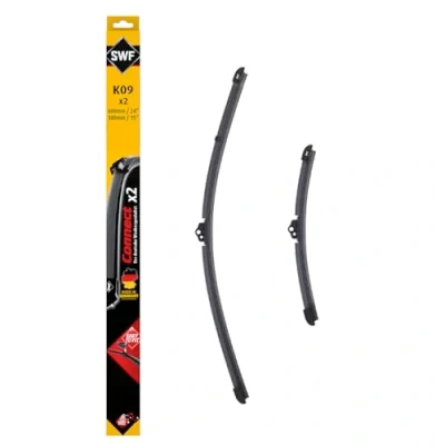 Abbildung von Scheibenwischer Swf 507858 vorne Flachbalkenwischblatt mit Spoiler AUDI: A1 Sportback, Schrägheck, NISSAN: Qashqai / Qashqai+2 I, FORD: Ranger Mk3