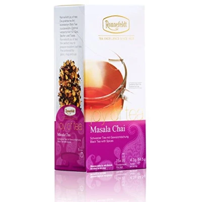 Abbildung von Ronnefeldt Masala Chai &quot;Joy of Tea&quot; Schwarzer Tee mit Gewürzmischung, 15 Teebeutel, 64.5 g