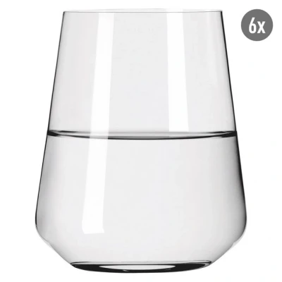 Abbildung von RITZENHOFF 6301003 Wasserglas 500 ml Serie Lichtweiss 6 Stück Trinkgläser im Geschenkset, stilvoll Made in Germany