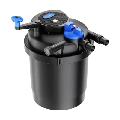 Abbildung von SunSun CPF 2500 Druckteichfilter 6000 l/h / 11 W UVC Einheit, Teichdruckfilter für Teiche bis Liter, Teichklärer, Filteranlage