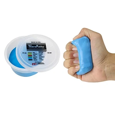 Abbildung von CanDo Antimikrobielle Theraputty Therapie Knetmasse 56 g Blau (schwer)
