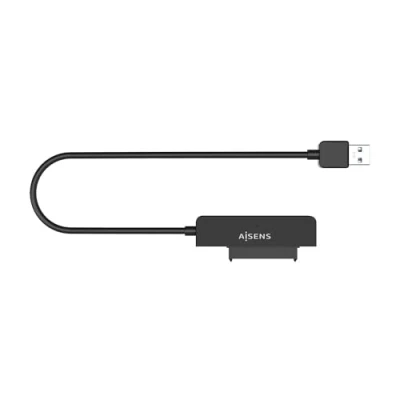 Abbildung von AISENS ASE 25A03B SATA A USB 3.0/Usb3.1 Gen1 Adapter für 2,5 Zoll Festplatten, Schwarz