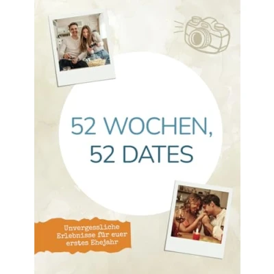 Abbildung von 52 Wochen, Dates: Unvergessliche Erlebnisse für euer erstes Ehejahr