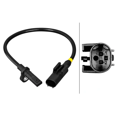 Abbildung von HELLA 6PU 358 217 161 ABS Sensor Hallsensor 2 205 MERCEDES BENZ: ML Klasse