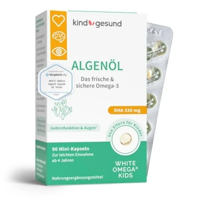 Abbildung von White Omega Kids Algenöl Kapseln Kinder 90 St