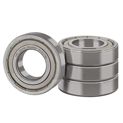 Abbildung von XiKe 4 Stück 6207ZZ Kugellager Abgedichtet 35x72x17mm Chromstahl und Vorgeschmiert, 6207 2Z Rillenkugellager mit Metall Doppeldichtungen.