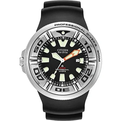 Abbildung von Citizen Taucheruhr Promaster Marine Eco Drive Professional Diver 300m, BJ8050 08E, (Mit einem Verlängerungsarmband), Armbanduhr, Herrenuhr, Solar, bis 30 bar wasserdicht, Datum