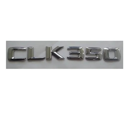 Abbildung von Chrom 3D ABS Kunststoff Kofferraum hinten Buchstaben Worte Abzeichen Emblem Aufkleber passend for Mercedes Benz CLK Klasse CLK350