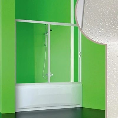 Abbildung von Forte Acryl Badewannenaufsatz 180 cm Plutone mit seitlicher Öffnung.