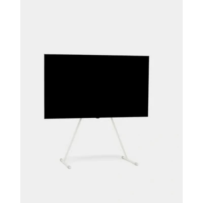 Abbildung von Pedestal Viva TV Ständer für 40 bis 70 Zoll Hochwertiger Stand in Modernem Design Robuste Standfüße aus Stahl Stilvoller Standfuss mit Schrägen Beinen und Abgerundeten Füßen (Beige)