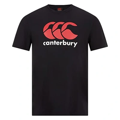 Abbildung von Canterbury Jungen CCC Logo T Shirt, Schwarz, 32