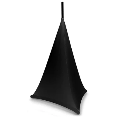 Abbildung von Schwarze Abdeckung für Lautsprecherständer 70 cm